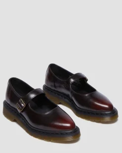 Babies Elphie en cuir in Rouge Cherry Red