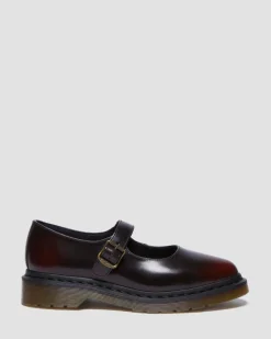 Babies Elphie en cuir in Rouge Cherry Red