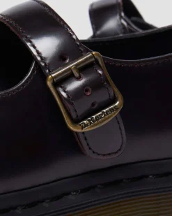 Babies Elphie en cuir in Rouge Cherry Red