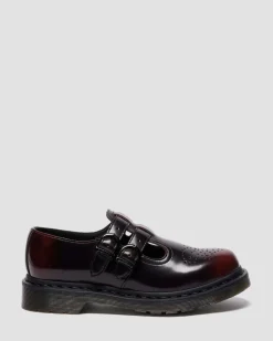 Babies 8065 en cuir Arcadia Rub Off in Rouge Cherry Red