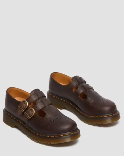 Babies 8065 en cuir Crazy Horse in Marron Foncé