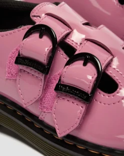 Babies 8065 en cuir Patent Lamper Junior in Rose Doc's