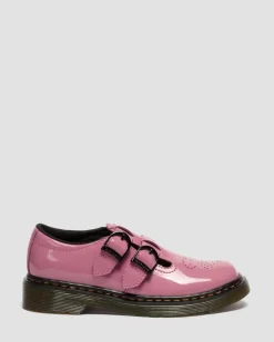 Babies 8065 en cuir Patent Lamper Junior in Rose Doc's