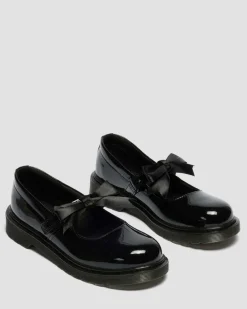 Babies Maccy II en cuir verni pour ado in Noir
