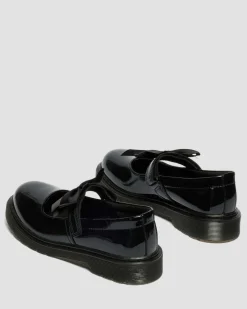 Babies Maccy II en cuir verni pour ado in Noir