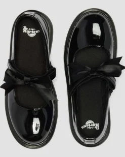 Babies Maccy II en cuir verni pour ado in Noir