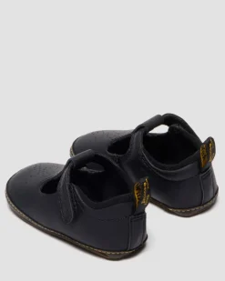 BABIES POLLEY EN CUIR ENDUIT DE PU POUR BÉBÉ in Noir