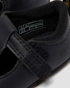 BABIES POLLEY EN CUIR ENDUIT DE PU POUR BÉBÉ in Noir