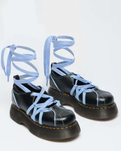 Ballerines Buzz en cuir Gloss in Noir