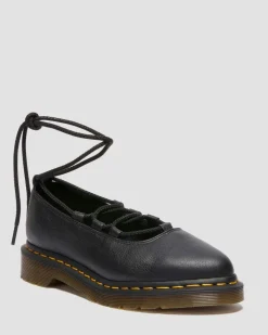 Ballerines Elphie II en cuir Virginia in Noir