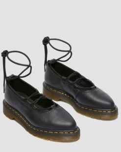 Ballerines Elphie II en cuir Virginia in Noir