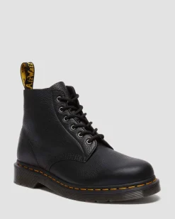 BOOTS BASSES 101 EN CUIR AMBASSADOR in Noir