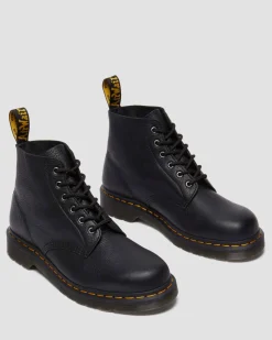 BOOTS BASSES 101 EN CUIR AMBASSADOR in Noir