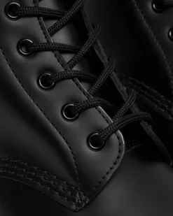 Boots basses 101 Yellow Stitch en cuir Smooth in Noir