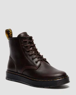 Boots Brookline Chukka en cuir Crazy Horse in Marron Foncé