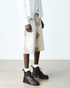 Boots Brookline Chukka en cuir Crazy Horse in Marron Foncé