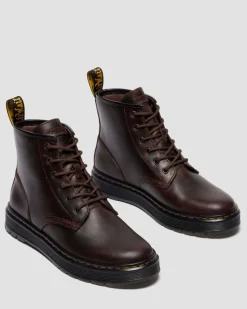 Boots Brookline Chukka en cuir Crazy Horse in Marron Foncé