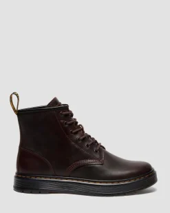 Boots Brookline Chukka en cuir Crazy Horse in Marron Foncé