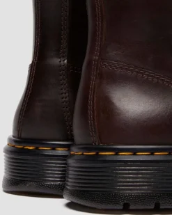 Boots Brookline Chukka en cuir Crazy Horse in Marron Foncé