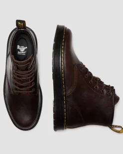 Boots Brookline Chukka en cuir Crazy Horse in Marron Foncé