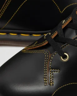 Boots Church Basses en Cuir Vintage Smooth in Noir