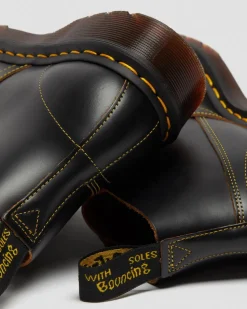 Boots Church Basses en Cuir Vintage Smooth in Noir