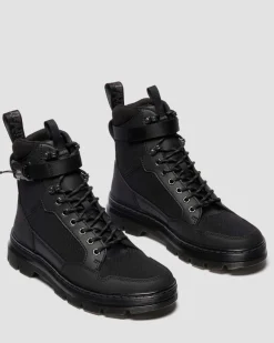 BOOTS COMBS TECH MK.02 EN CUIR ET EN TOILE in Noir