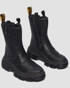 Boots DMXL en cuir in Noir
