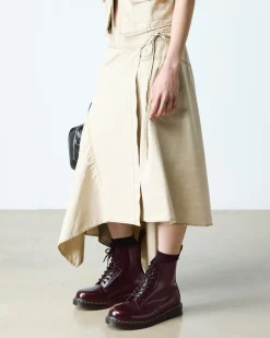 Boots 1460 en cuir Arcadia in Rouge Cherry Red