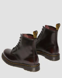 Boots 1460 en cuir Arcadia in Rouge Cherry Red