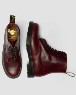 Boots 1460 en cuir Classic Calf in Bordeaux