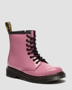 Boots 1460 en cuir Patent Lamper Junior in Rose Doc's