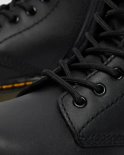 Boots 1460 en cuir Softy T à lacets Junior in Noir
