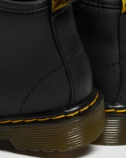 Boots 1460 en cuir Softy T pour bébé in Noir