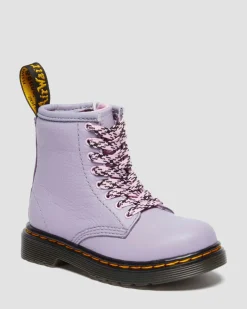 Boots 1460 en cuir Virginia à lacets pour tout-petit in Lavande