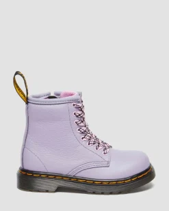 Boots 1460 en cuir Virginia à lacets pour tout-petit in Lavande