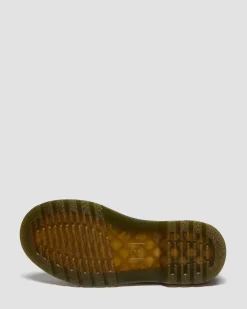 Boots 1460 en Tumbled Nubuck Junior in Marron Foncé