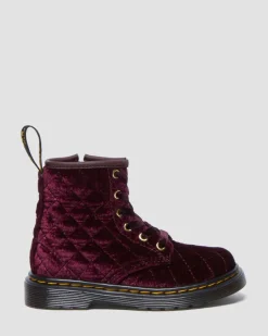 Boots 1460 en velours à lacets pour tout-petit