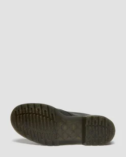 Boots 1460 Evergreen en Genix Nappa in Noir & Vert
