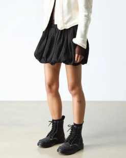 Boots 1460 Frill en cuir à lacets in Noir