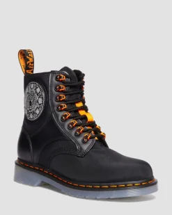 Boots 1460 King Nerd en cuir in Noir