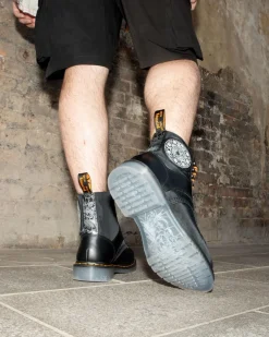 Boots 1460 King Nerd en cuir in Noir