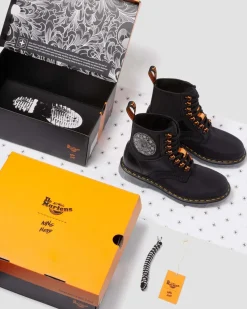 Boots 1460 King Nerd en cuir in Noir