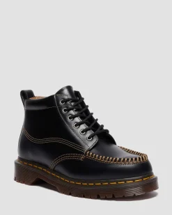 Boots Lowell Chukka Moc Toe en cuir in Noir