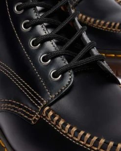 Boots Lowell Chukka Moc Toe en cuir in Noir