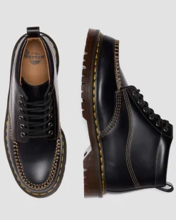 Boots Lowell Chukka Moc Toe en cuir in Noir