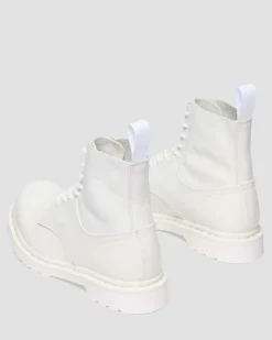 BOOTS 1460 / 1461 MM6 EN CUIR in Blanc