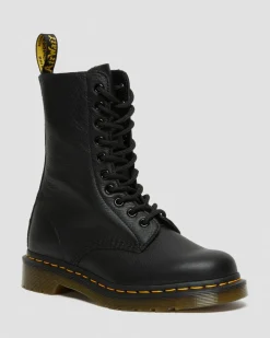 Boots montantes 1490 en cuir Virginia in Noir