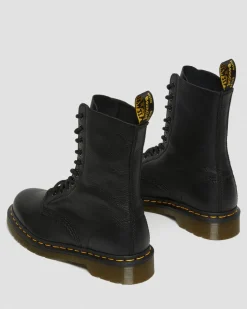 Boots montantes 1490 en cuir Virginia in Noir