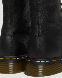 Boots montantes 1490 en cuir Virginia in Noir